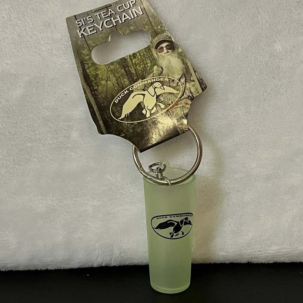 Uncle Si's Tea Cup KEYCHAIN Duck Dynasty Duck Commander Lot of 2 NEW in package